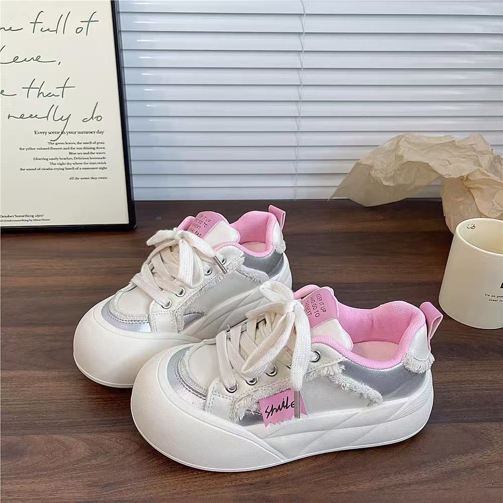 Damen Sneaker Atmungsaktives Mesh Weite Sohle Modern