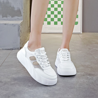 Damen Sneaker Leicht Bequem Laufsohle