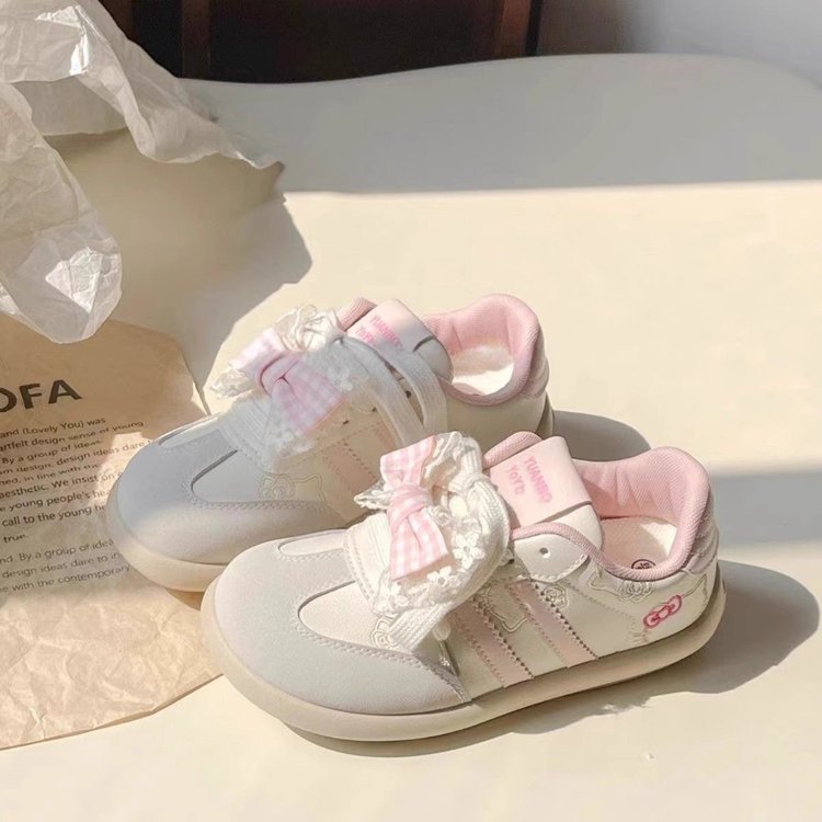 Damen Sneaker Rüschen Blumenmuster - Norvielle