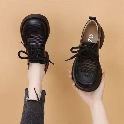 Damen Sneaker Leder Mesh