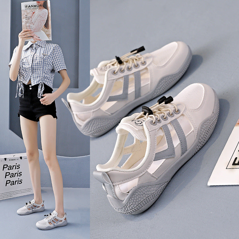 Damen Sneaker Atmungsaktives Mesh Schnürsystem