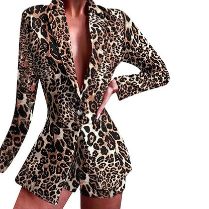 Damen Blazer Kurz Bunt Berliner Stil