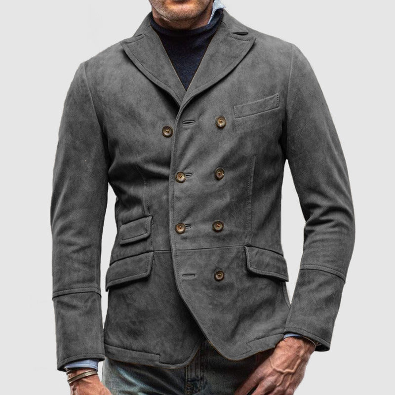 Herren Blazer Wildleder Elegant