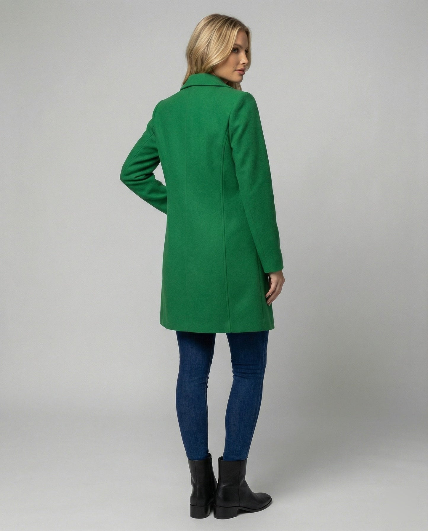 Damen Blazer Lang mit Struktur