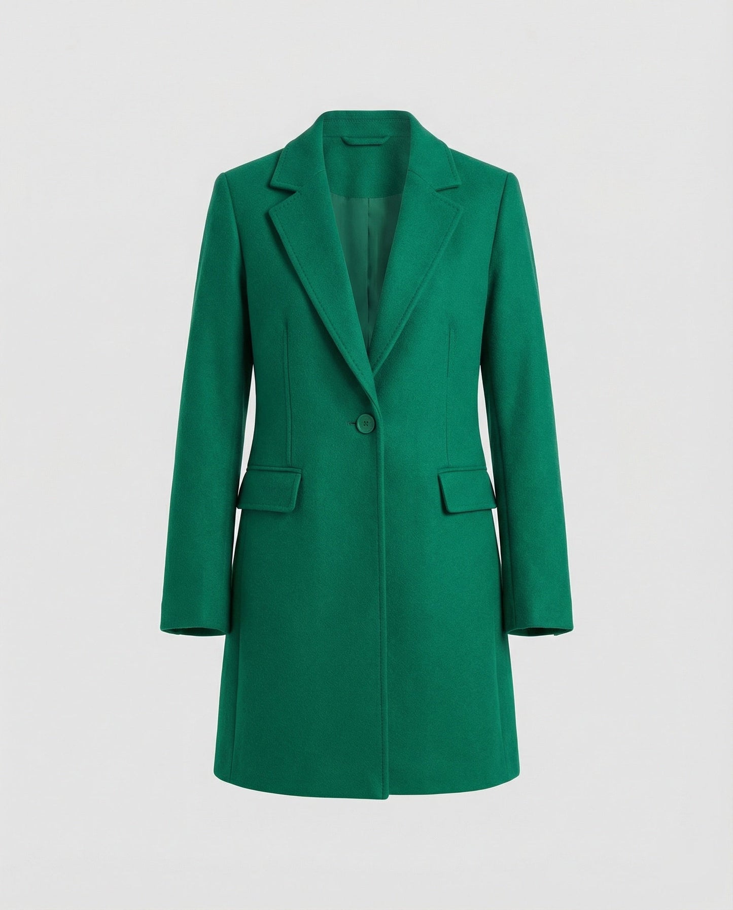 Damen Blazer Lang mit Struktur