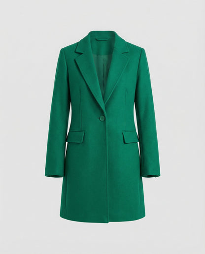 Damen Blazer Lang mit Struktur