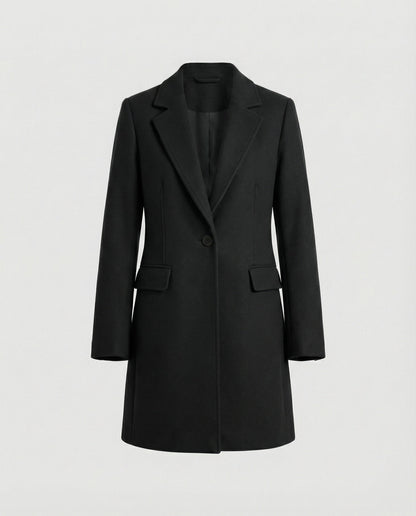 Damen Blazer Lang mit Struktur