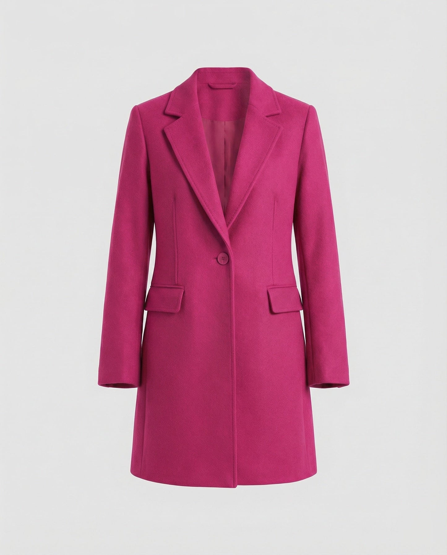 Damen Blazer Lang mit Struktur
