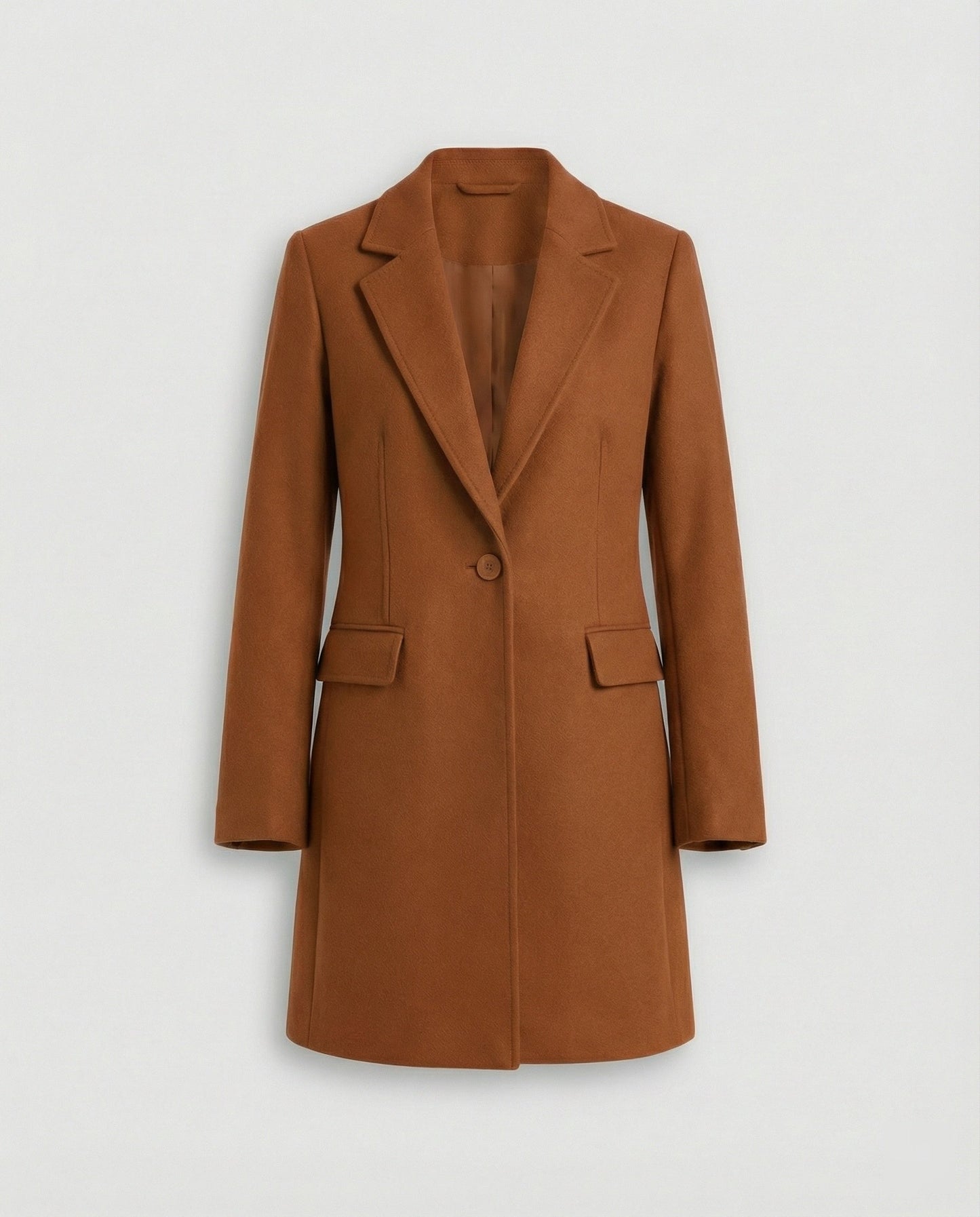 Damen Blazer Lang mit Struktur
