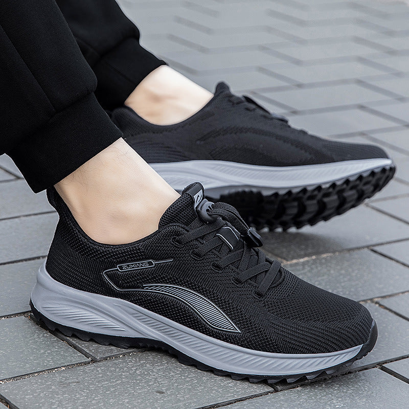 Damen Laufschuhe Atmungsaktives Mesh Komfortabel Schnellschnürsystem