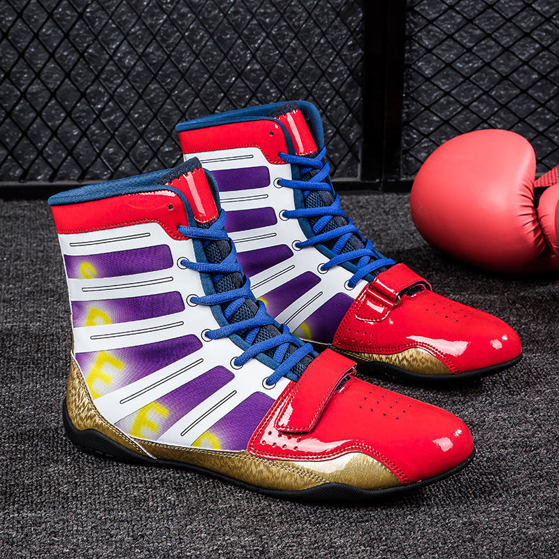 Damen Boxschuhe Knöchelschutz Rutschfest