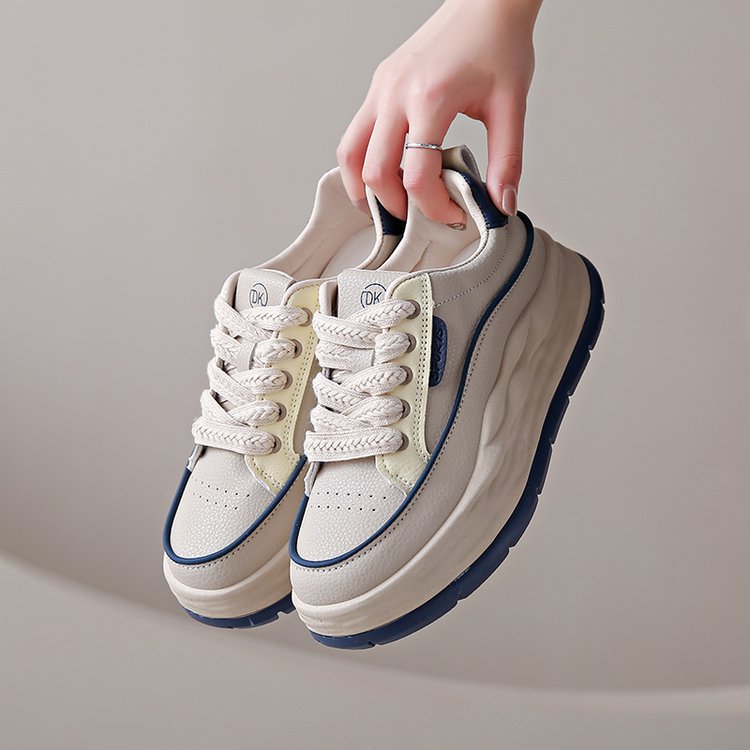 Damen Chunky Sneaker Gepolsterte Sohle
