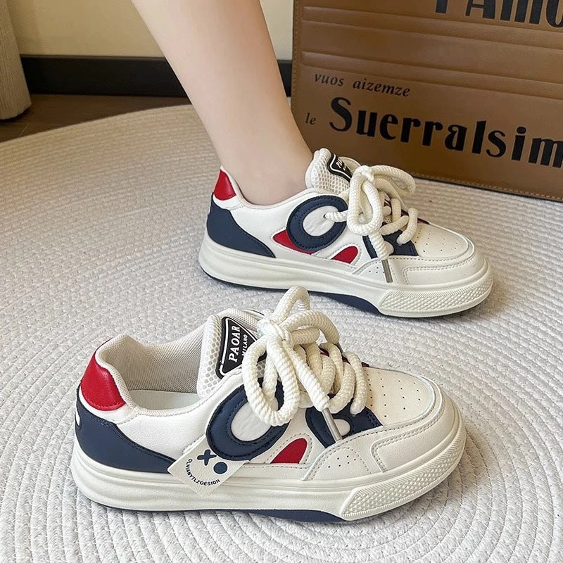 Damen Sneaker Atmungsaktives Mesh Komfort Sohle Bequem