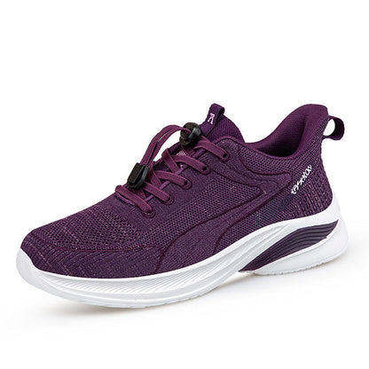 Damen Laufschuhe Atmungsaktives Mesh Schnellverschluss