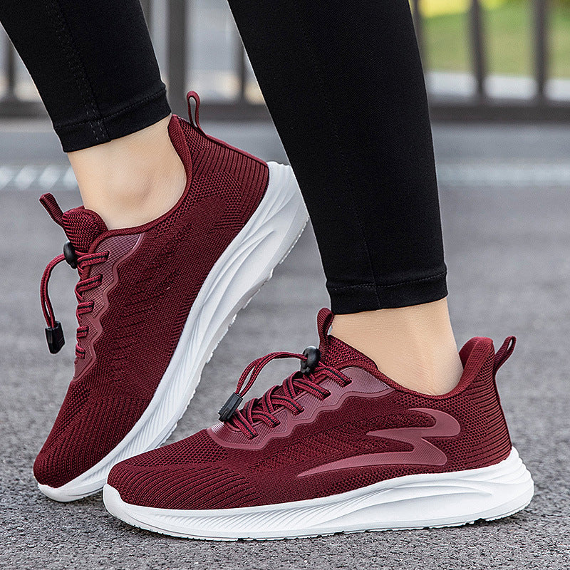 Damen Laufschuhe Elastisch Schnellschnürsystem Sport