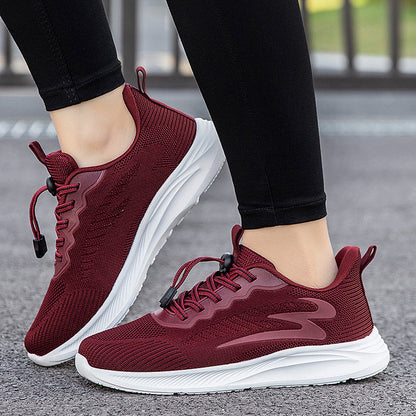 Damen Laufschuhe Elastisch Schnellschnürsystem Sport