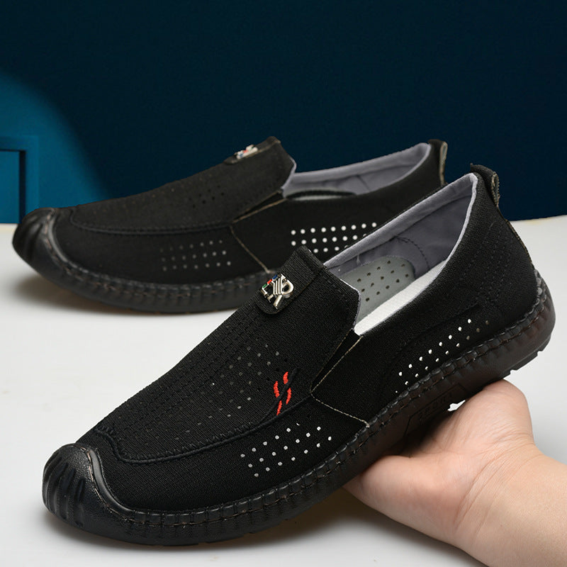 Damen Slip-On Schuhe Atmungsaktiv Rutschfeste Sohle