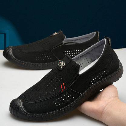 Damen Slip-On Schuhe Atmungsaktiv Rutschfeste Sohle