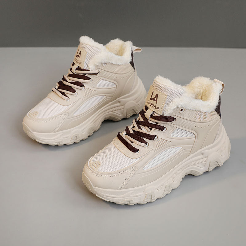 Damen High- Sneaker Isoliert Rutschfest