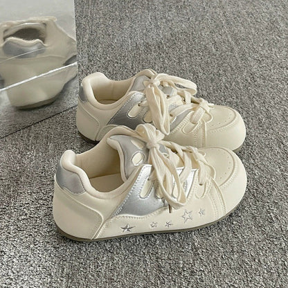 Damen Sneaker Sportlich Atmungsaktives Obermaterial Mit Tiermuster - Norvielle
