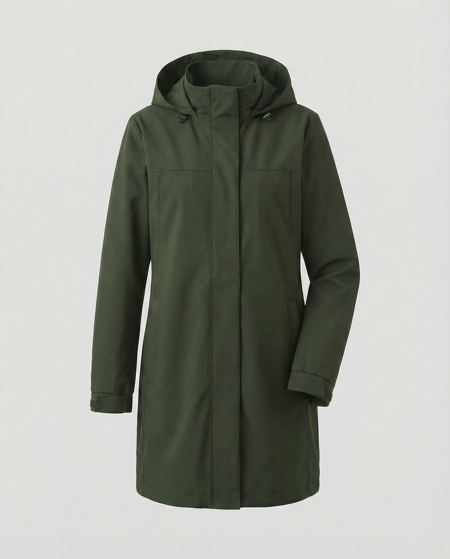 Damen Parka Wasserdicht Sportlich Mit Taschen