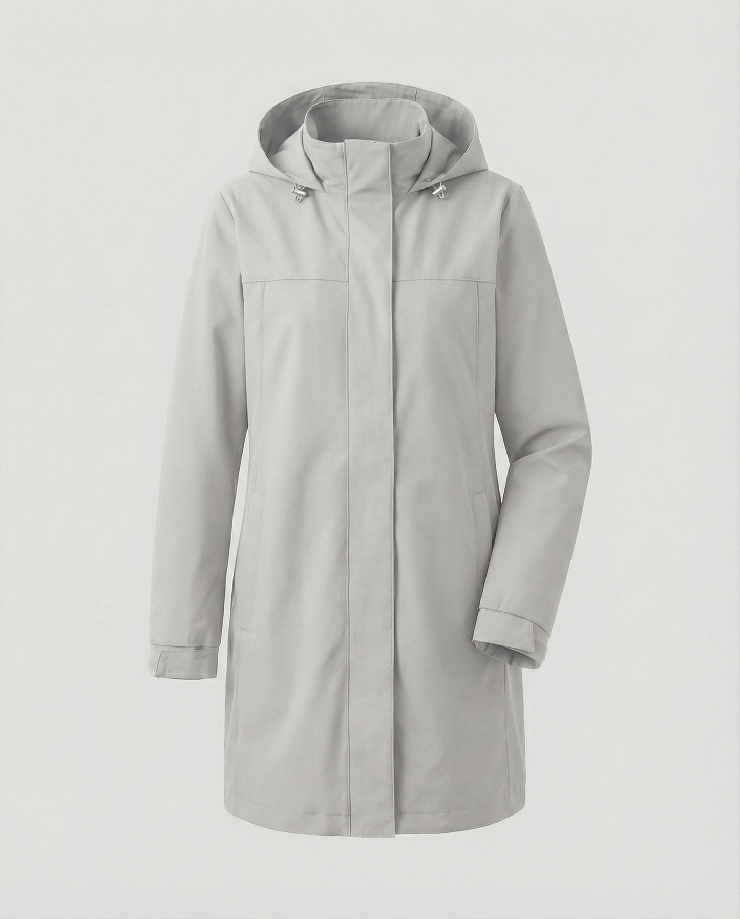 Damen Parka Wasserdicht Sportlich Mit Taschen