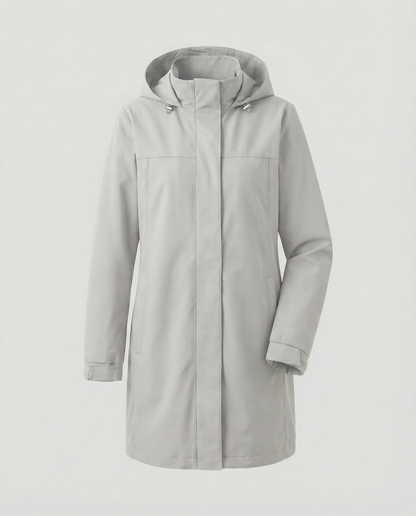 Damen Parka Wasserdicht Sportlich Mit Taschen