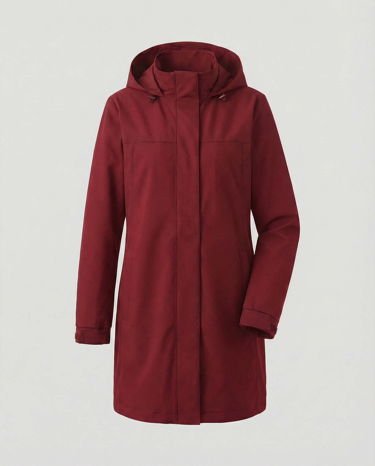 Damen Parka Wasserdicht Sportlich Mit Taschen