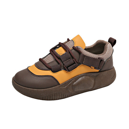 Damen Sneaker Elastisch Dicksohlige Sportschuhe