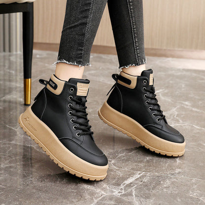 Damen High- Sneaker Rutschfest Schnürsenkel
