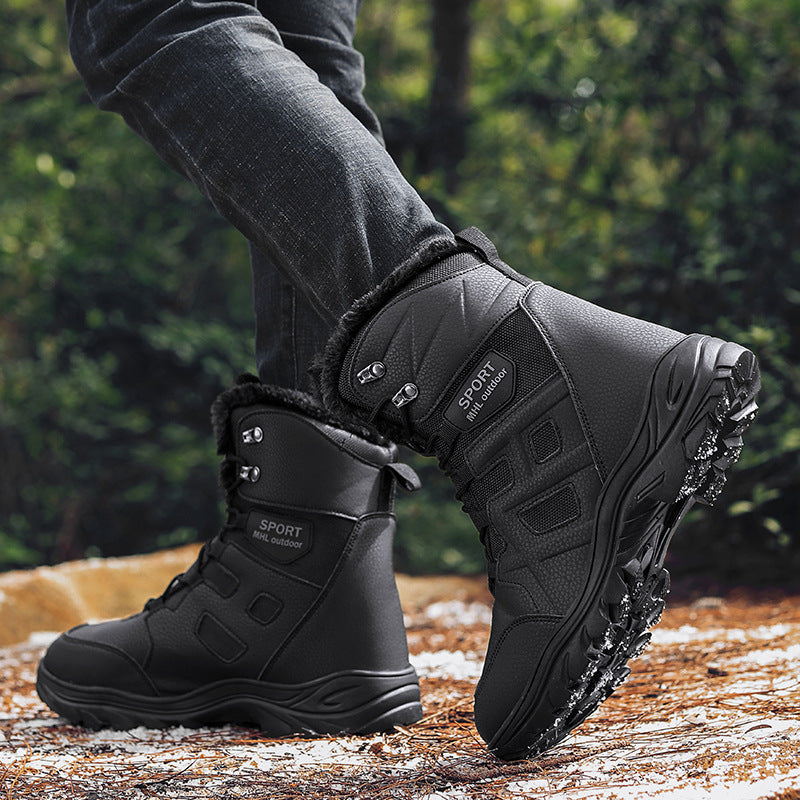 Damen Wanderstiefel Warm Rutschfeste Winterstiefel