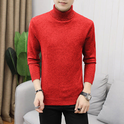 Herren Rollkragenpullover Merinowolle Elegantes Design