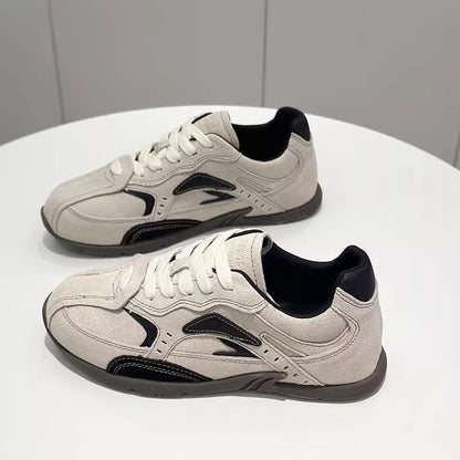 Damen Sneaker Weiches Wildleder Bequem Rutschfest