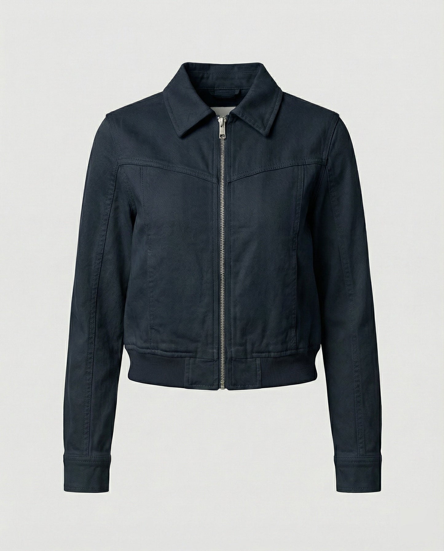 Herren Lederjacke Retro Kurzjacke Reißverschluss Style