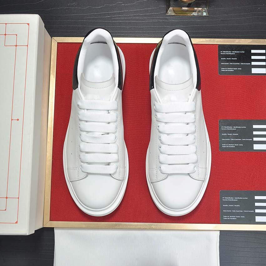 Damen Sneaker Leder Weich Gepolstert Schwarz - Norvielle