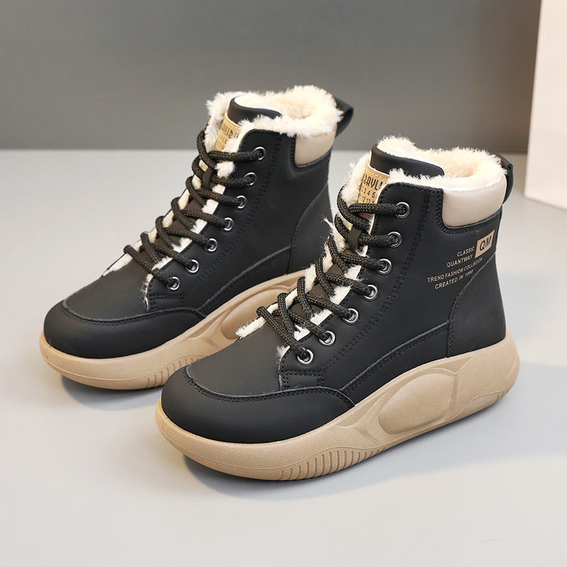 Damen Sneaker Gefüttert Warm Rutschfest Winter Schuhe