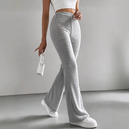 Damen Stretchhose Bequem Weit Geschnitten - Norvielle