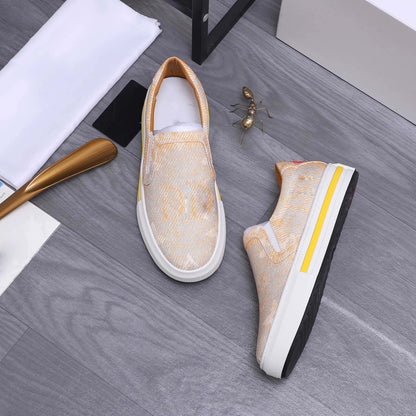 Damen Slip-On Sneaker Elastisch Atmungsaktiv Bequem