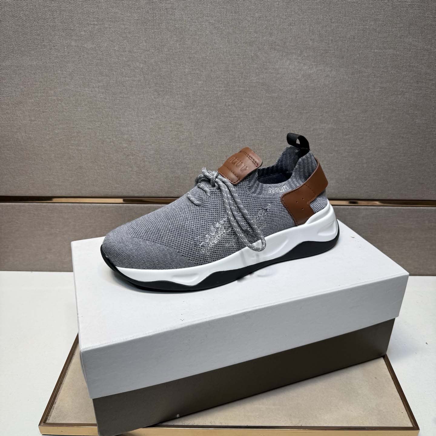 Damen Sneaker Atmungsaktives Mesh Elastischer Riemen