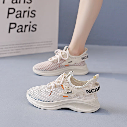 Damen Sneaker Atmungsaktives Netz Weich