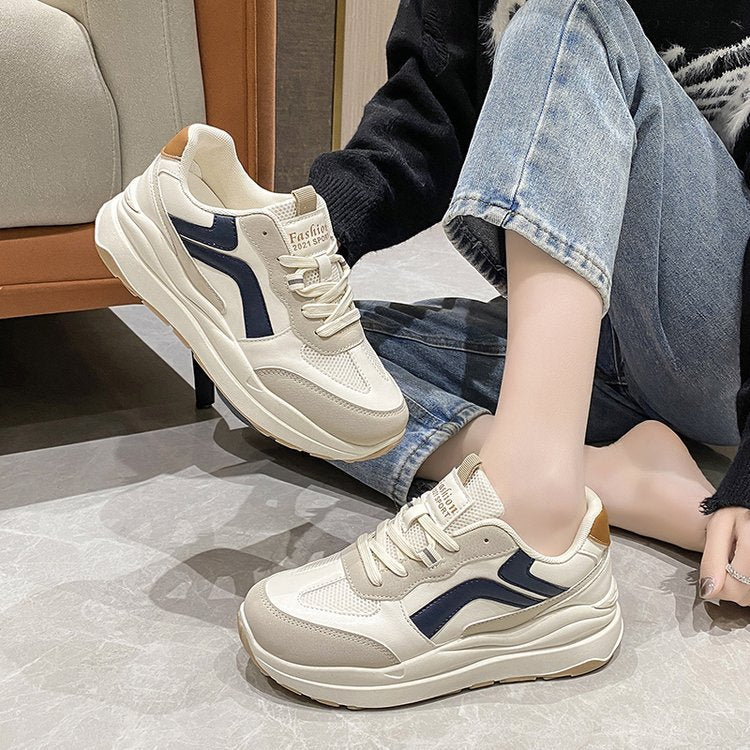 Damen Sneaker Atmungsaktives Mesh Dämpfende Laufsohle