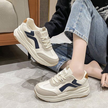 Damen Sneaker Atmungsaktives Mesh Dämpfende Laufsohle