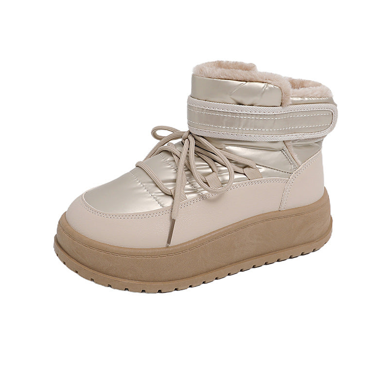 Damen Winterstiefel High- Gefüttert Warm