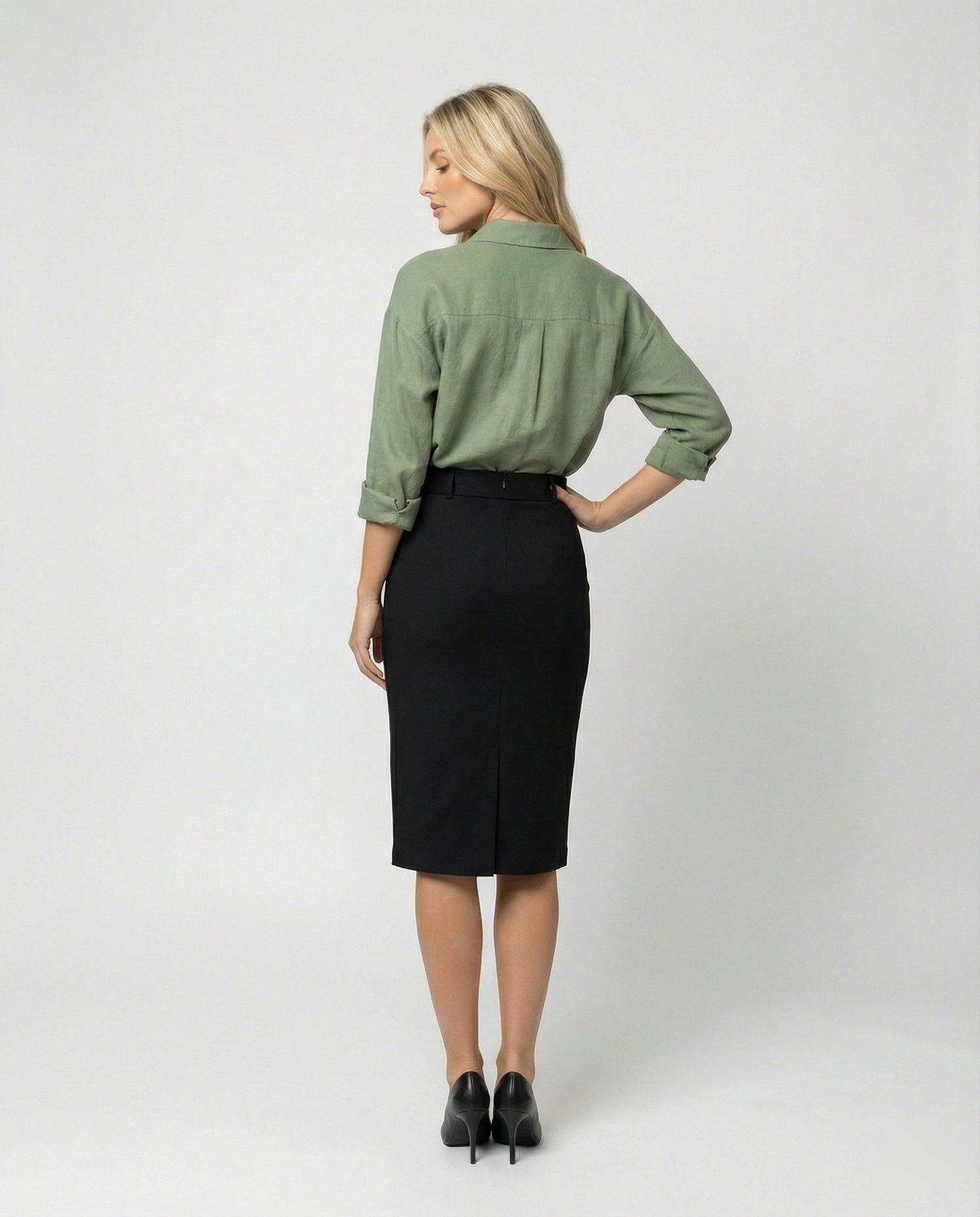 Damen Bluse Kastenform Leicht Blickdicht Weitschnitt