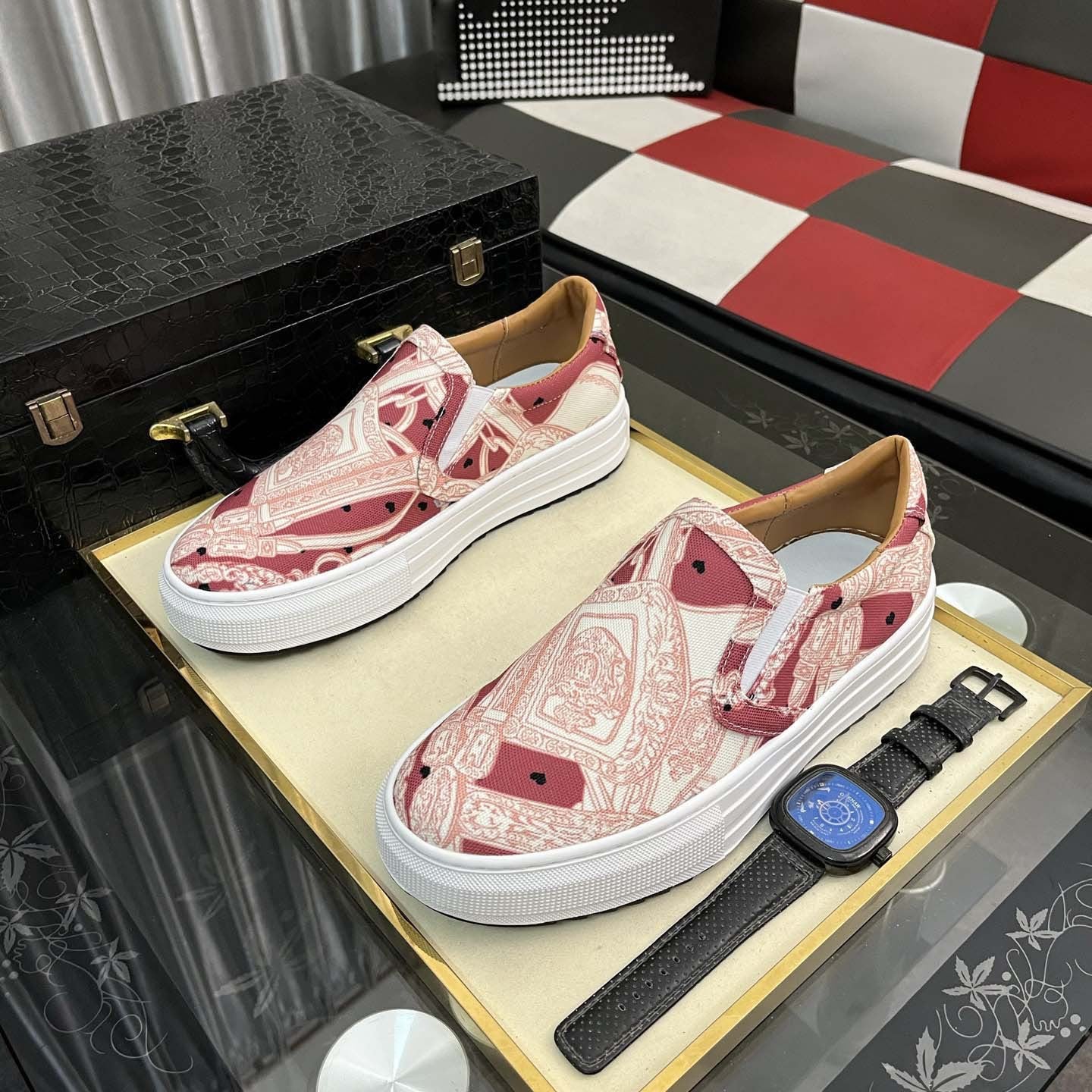 Damen Slip-On Sneaker Bequem Komfortabel