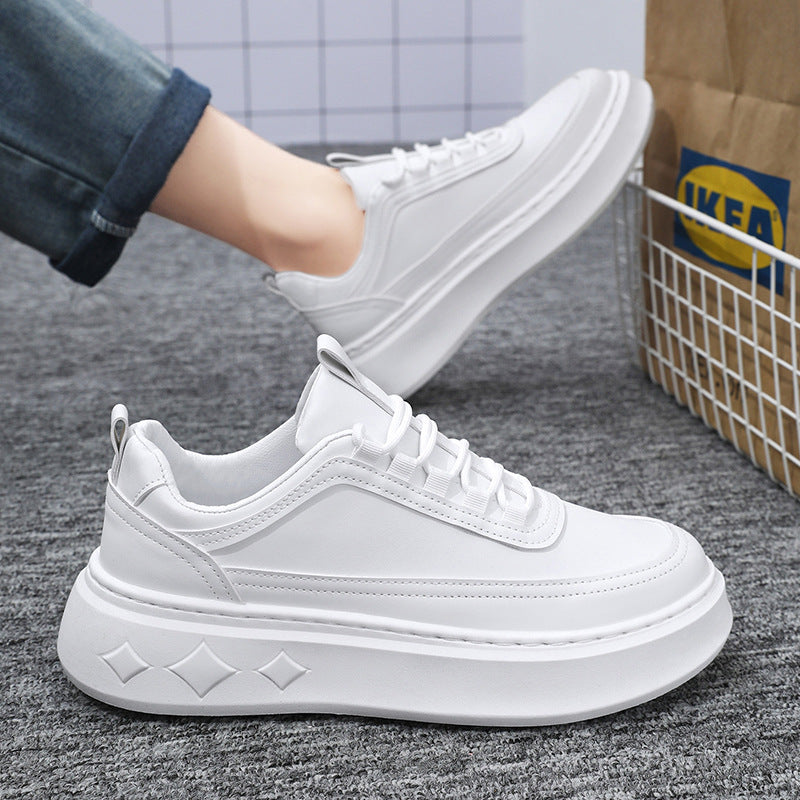 Damen Hochplateau Sneaker Atmungsaktives Material
