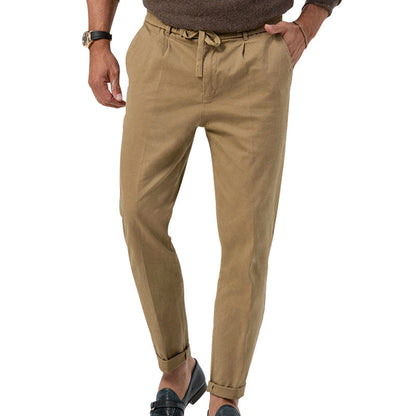 Herren Slim-Fit-Hose Elegant Alltag