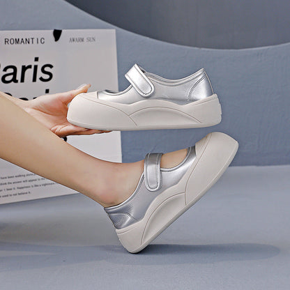 Damen Clogs Sneaker Bequem Klettverschluss Rutschfest