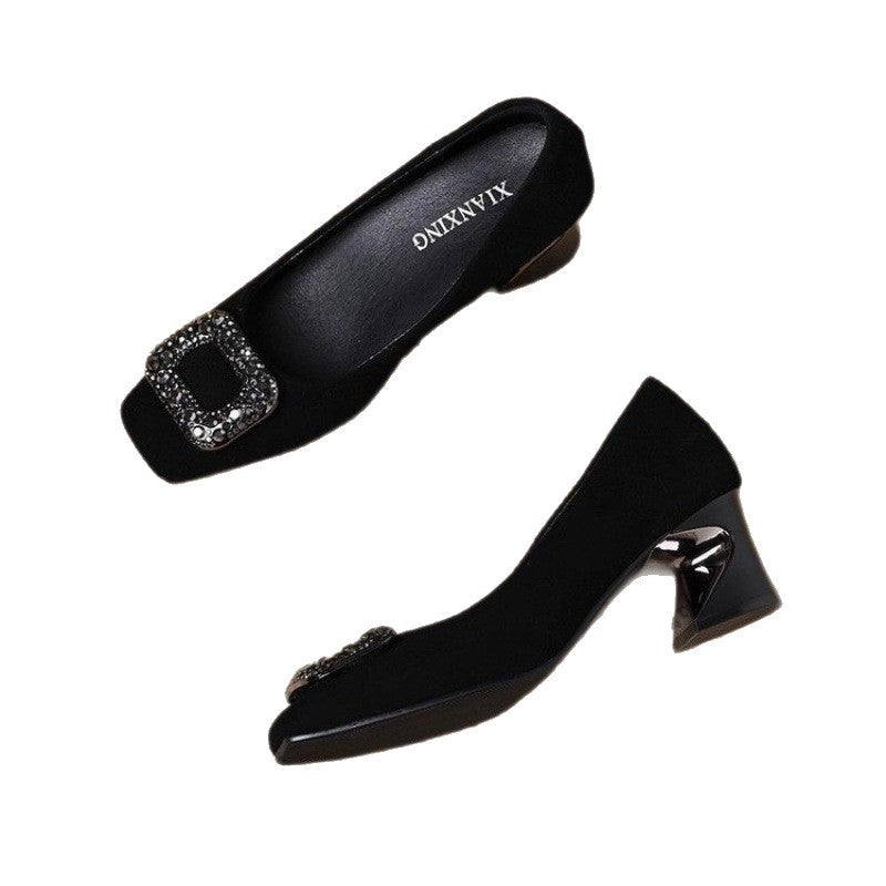 Damen High Heels Pumps Glitzernd