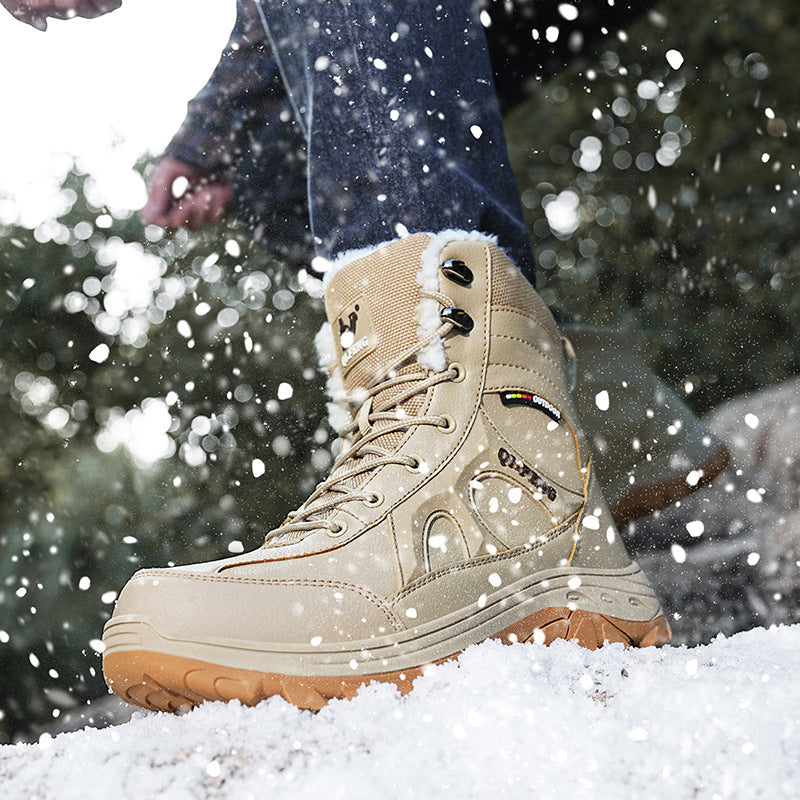 Damen Wanderschuhe Warm Isolierend Rutschfest